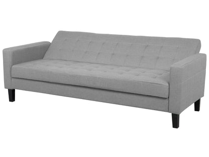  Sofa Bed 3 Seater VEHKOO Fabric Light Grey