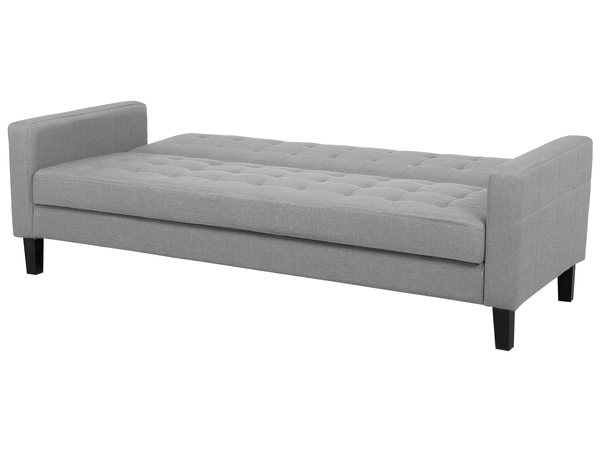  Sofa Bed 3 Seater VEHKOO Fabric Light Grey