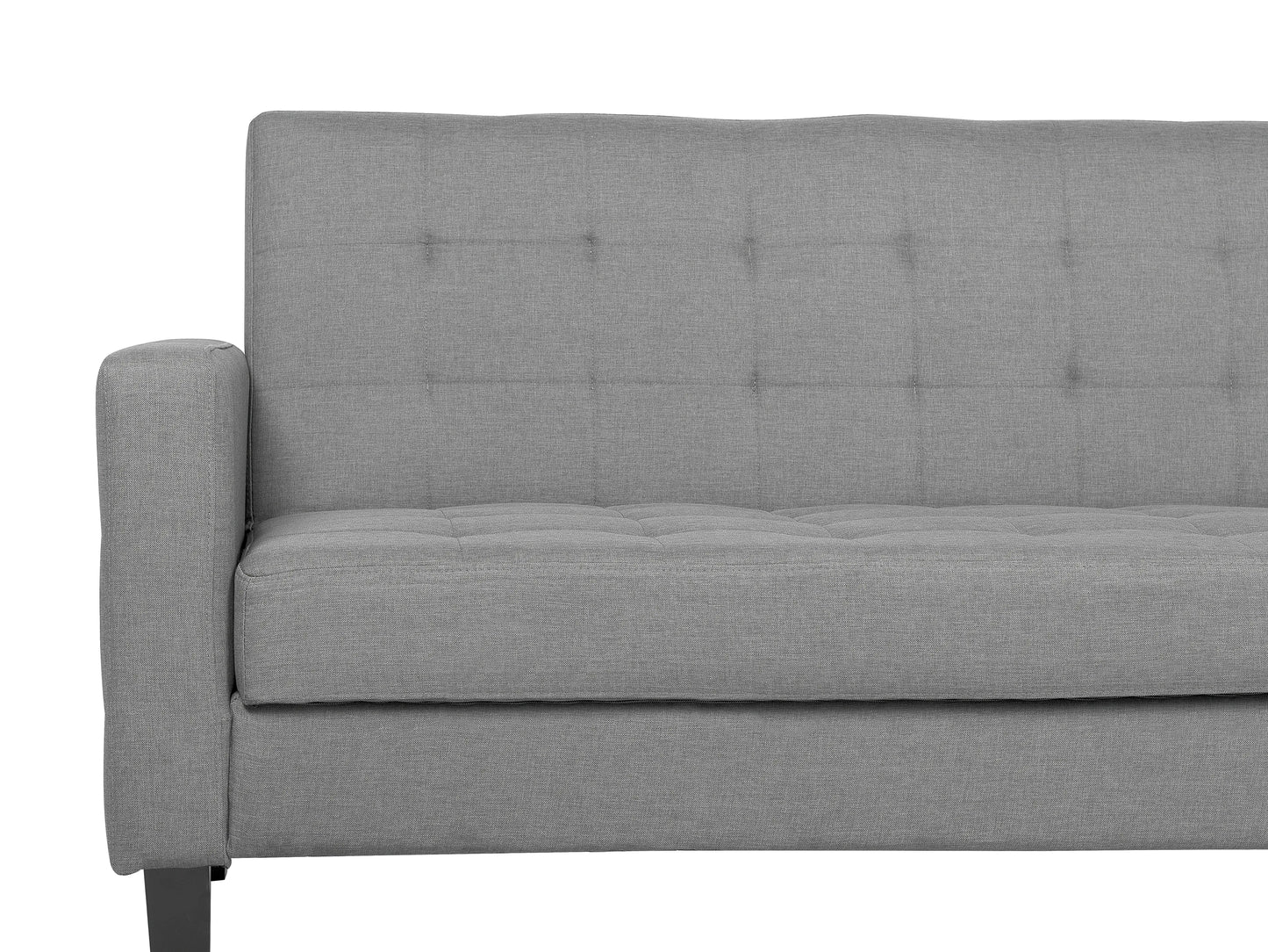  Sofa Bed 3 Seater VEHKOO Fabric Light Grey