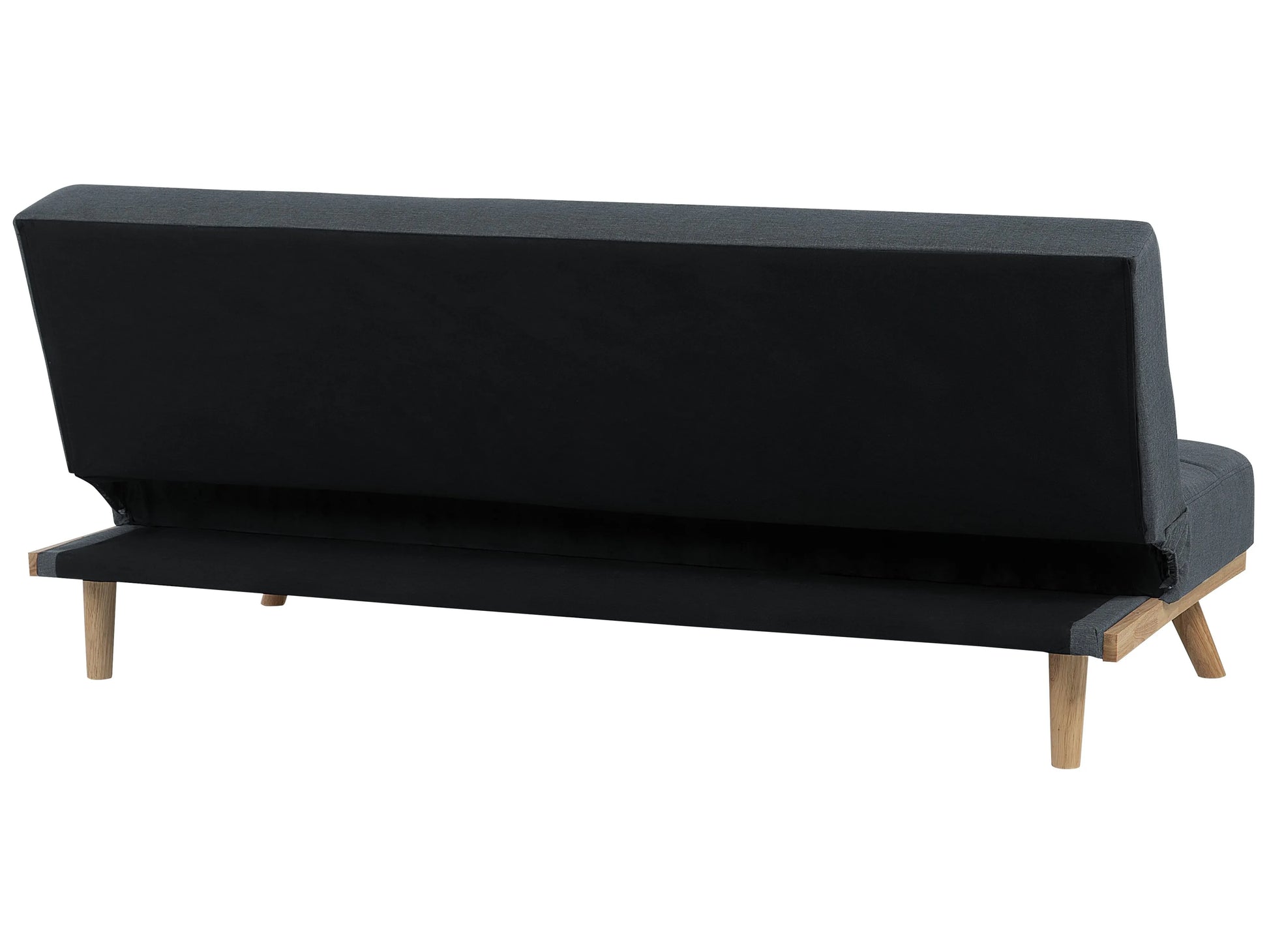  Sofa Bed 3 Seater FROYA Fabric Dark Grey