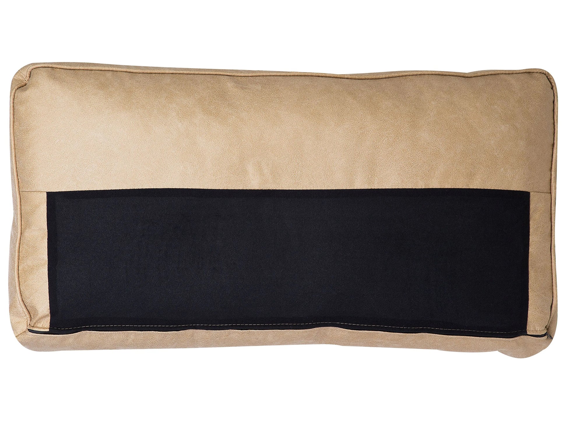  Sofa 3 Seater SAVALEN Faux Leather Beige