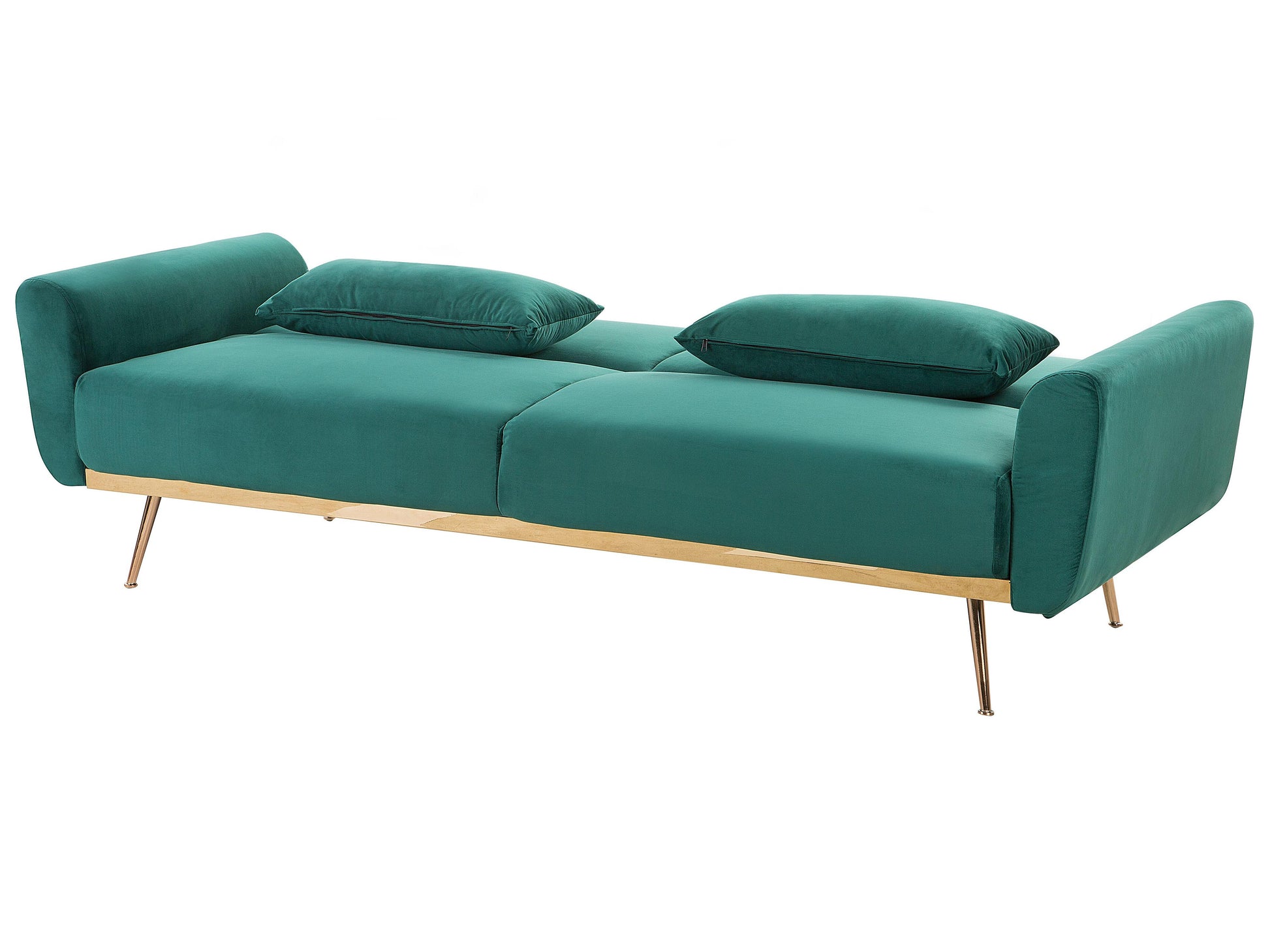  Sofa Bed 3 Seater EINA Velvet Emerald Green