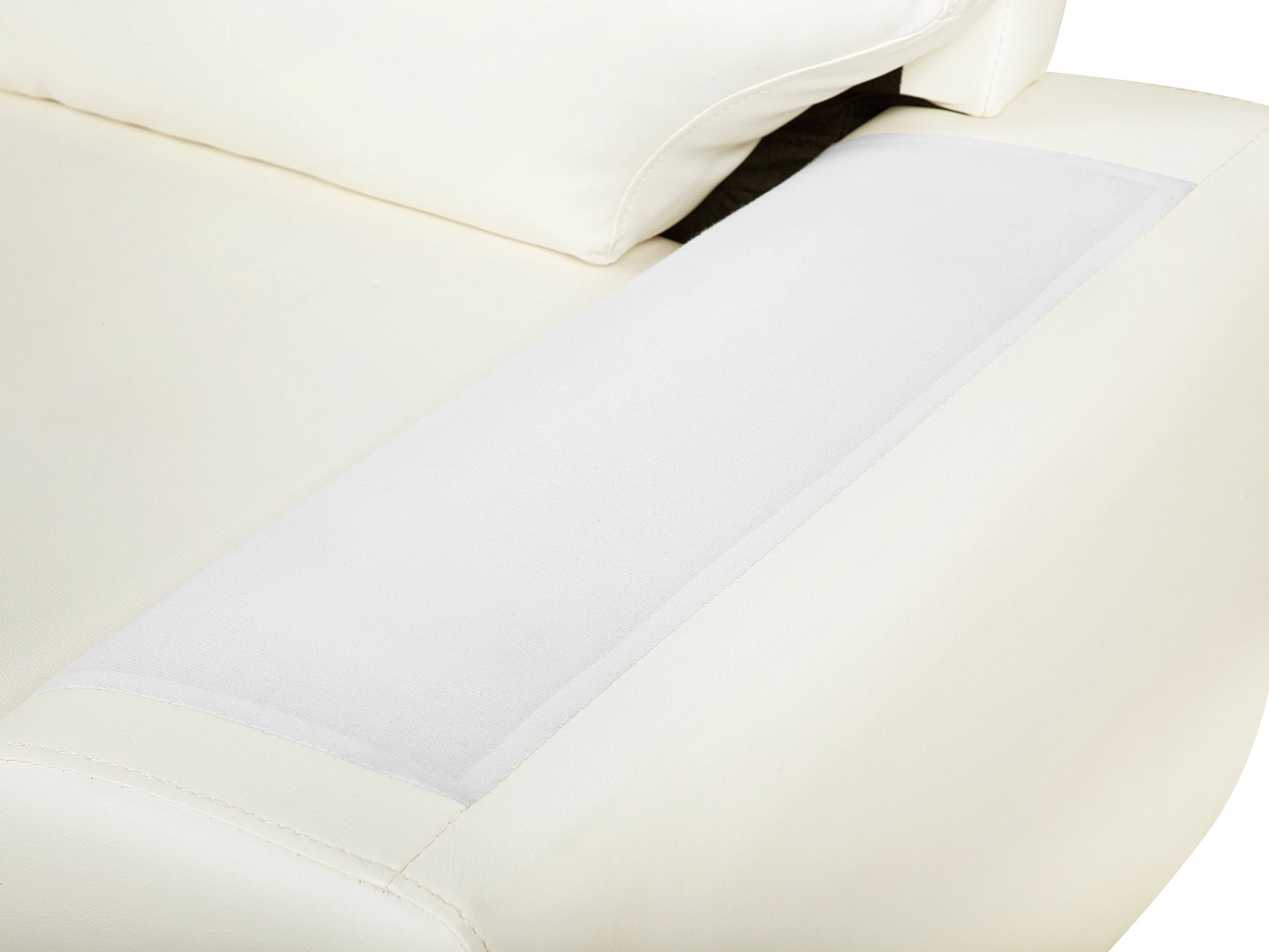  Sofa 3 Seater VOGAR Faux Leather Off-White