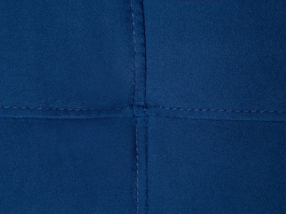  Sofa Bed 3 Seater VISNES Velvet Navy Blue