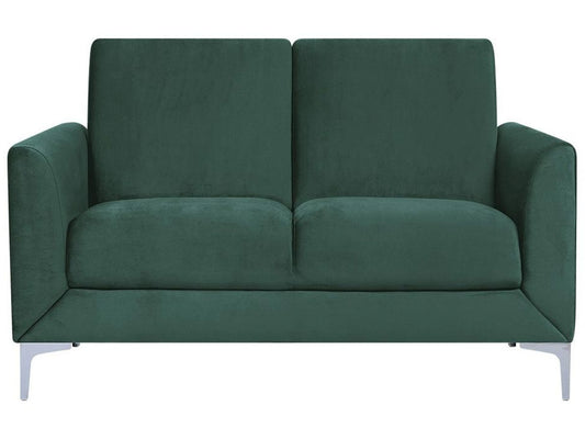  Sofa 2 Seater FENES Velvet Dark Green