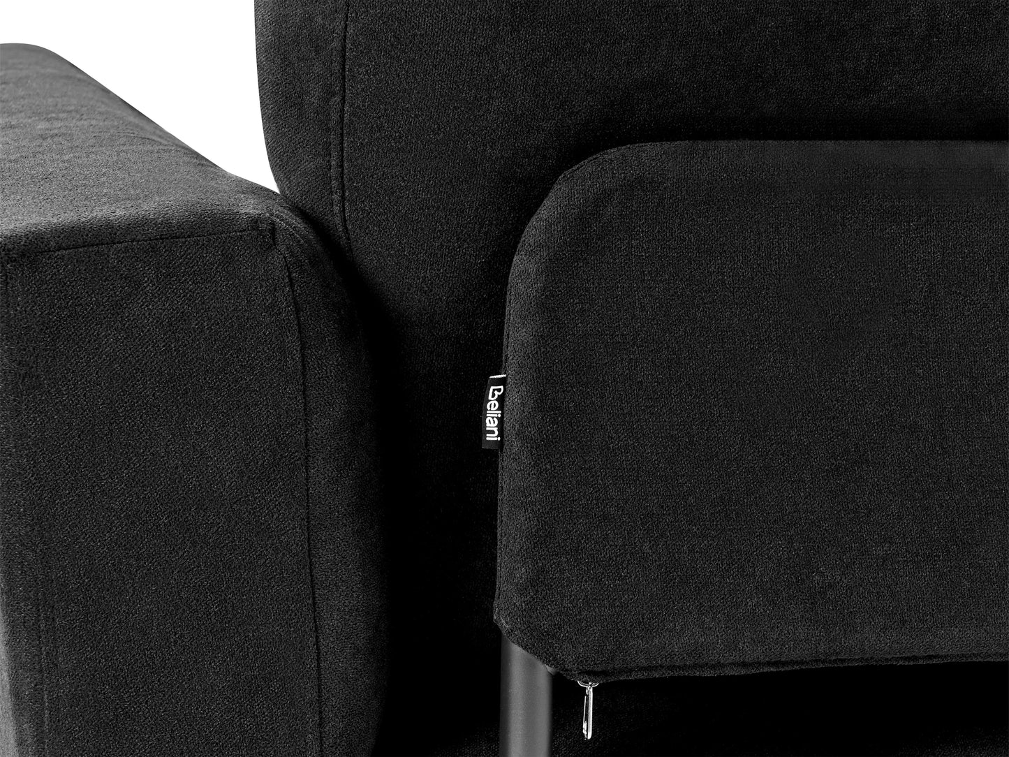  Sofa Bed 2 Seater BREKKE Fabric Black
