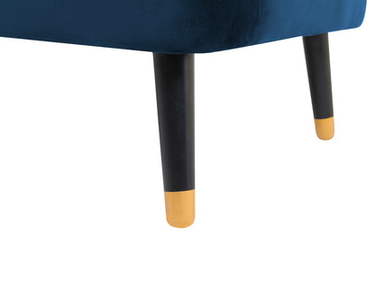  Sofa 3 Seater ALSVAG Velvet Navy Blue