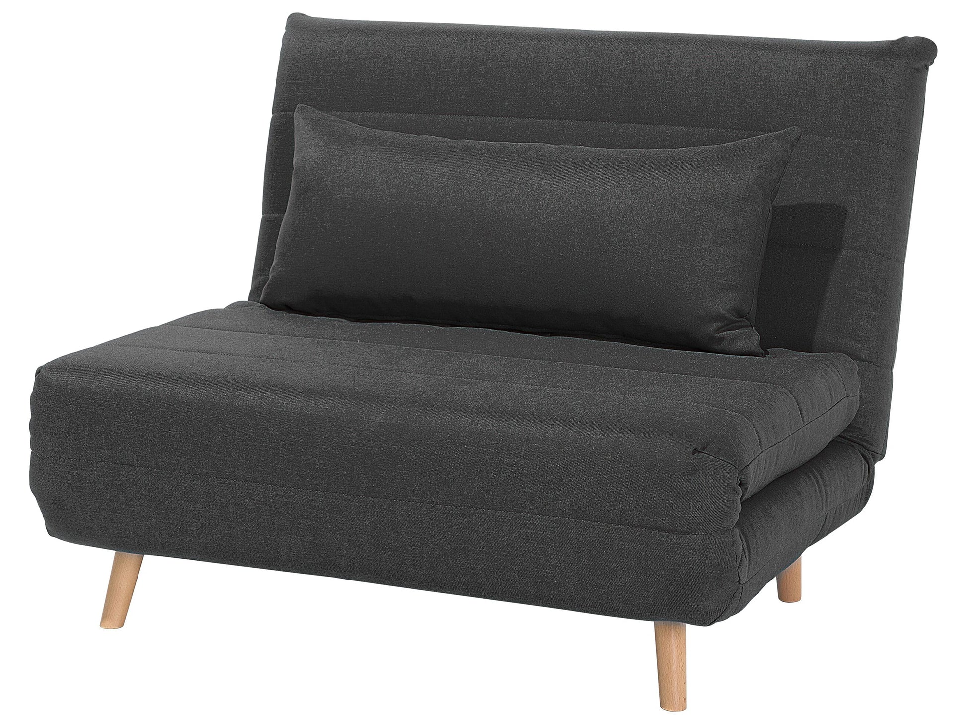  Single Sofa Bed SETTEN Fabric Dark Grey