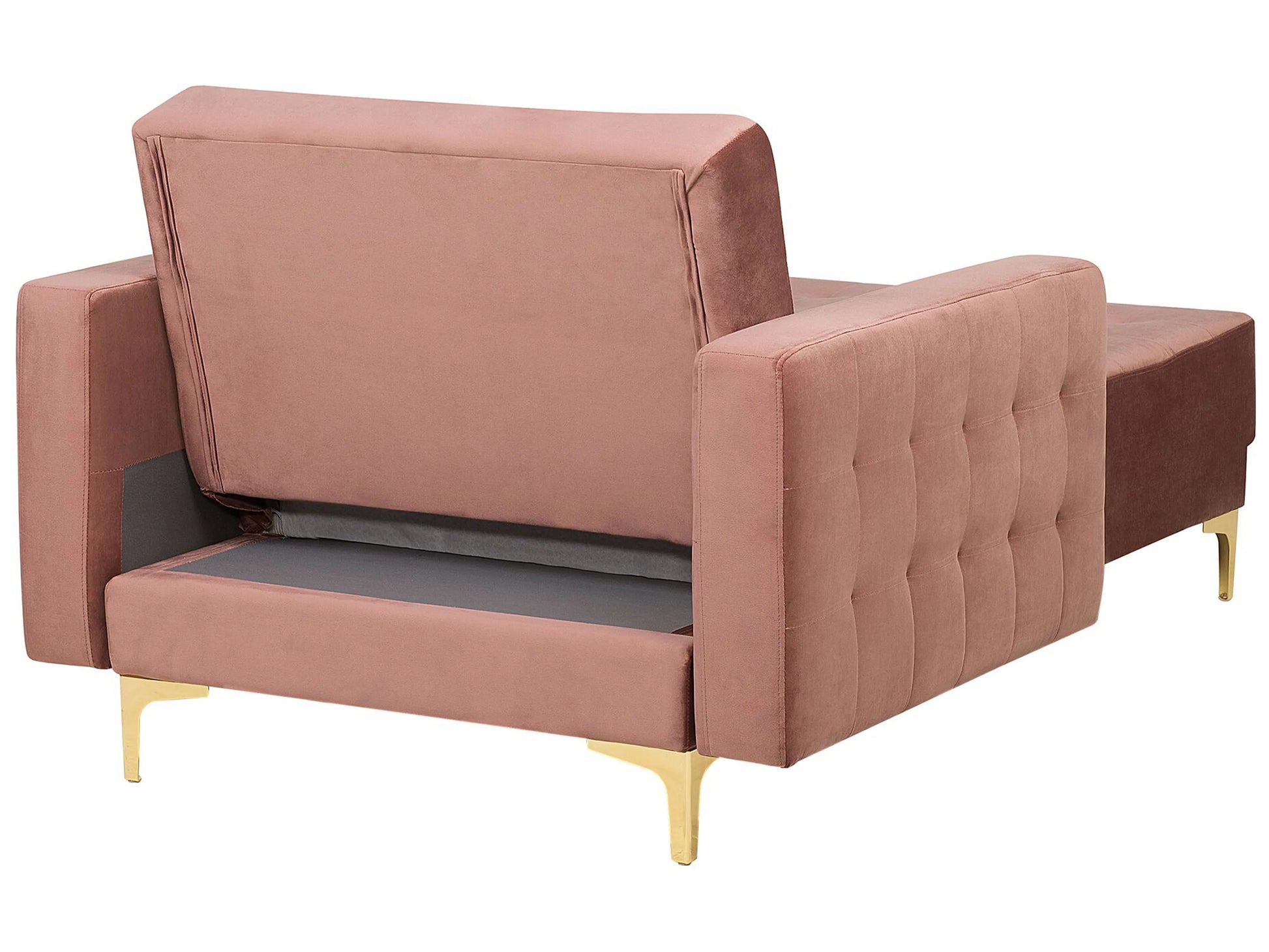  Chaise Longue ABERDEEN Velvet Pink