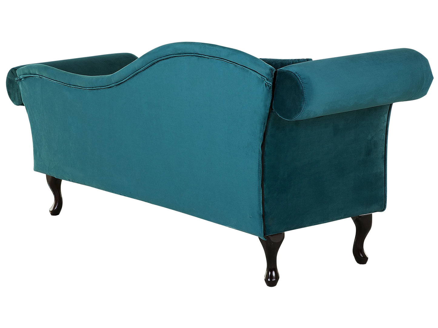  Left-Hand Chaise Lounge LATTES Velvet Teal