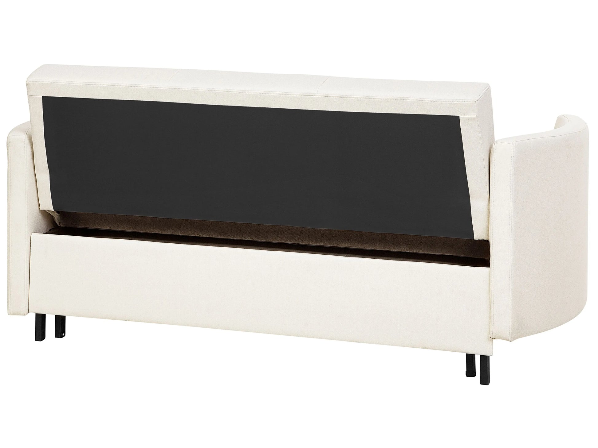  Sofa Bed 2 Seater HOVIN Fabric Light Beige