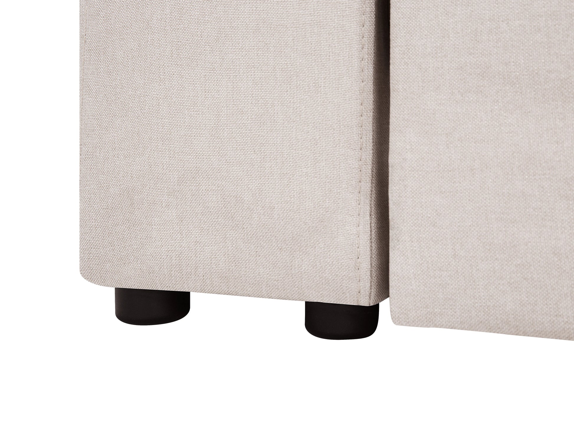  Sofa Bed 3 Seater FALSTER Fabric Beige With Storage