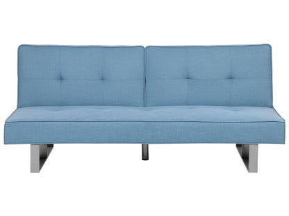 Sofa Bed 3 Seater DUBLIN Fabric Light Blue