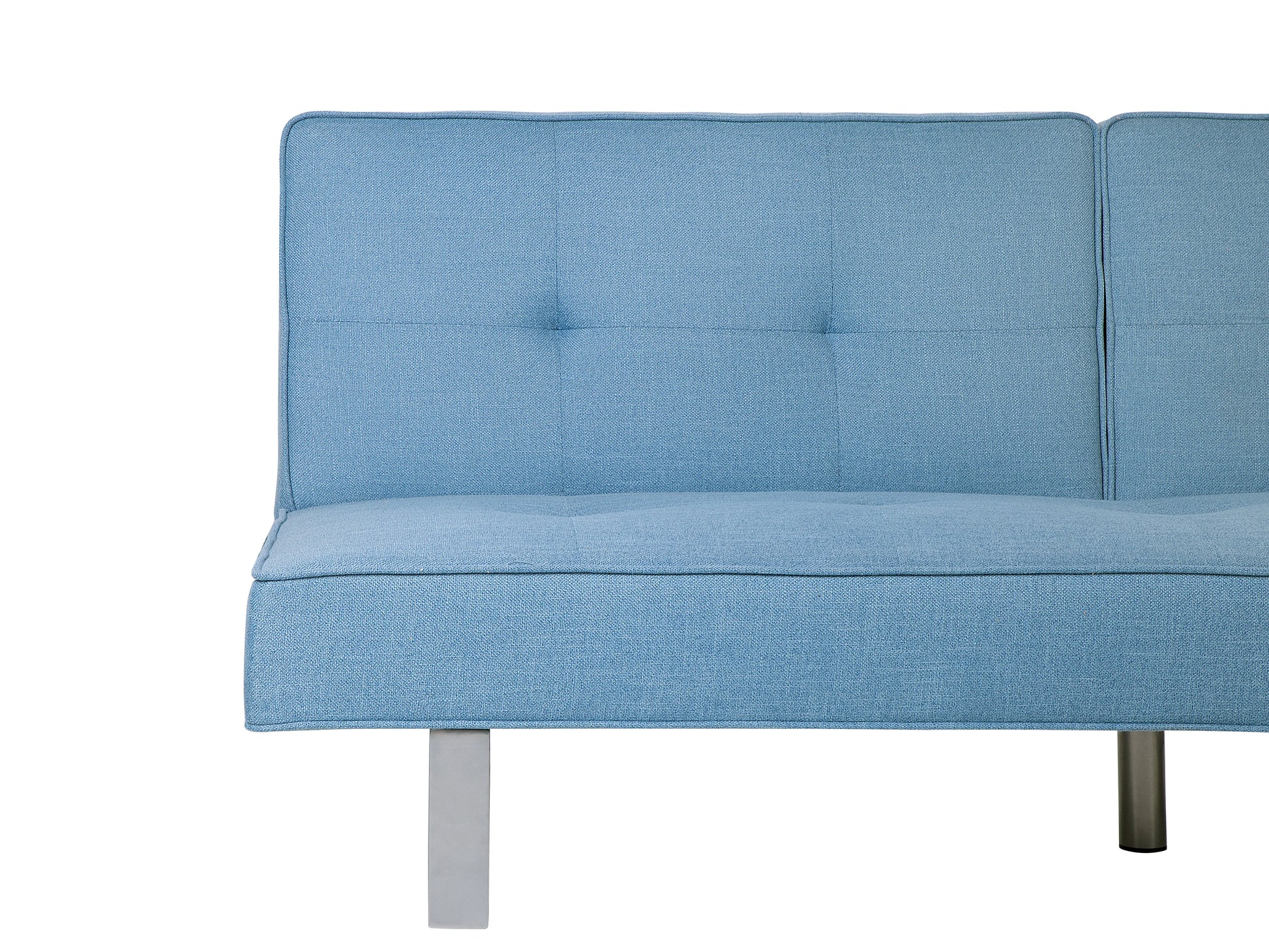  Sofa Bed 3 Seater DUBLIN Fabric Light Blue