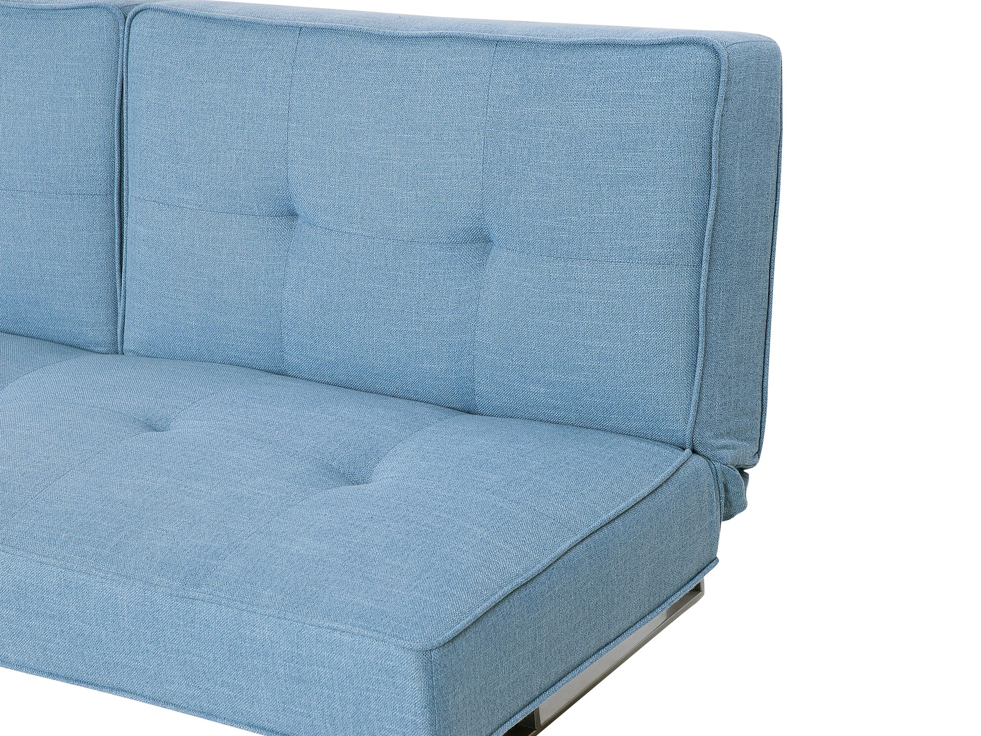  Sofa Bed 3 Seater DUBLIN Fabric Light Blue