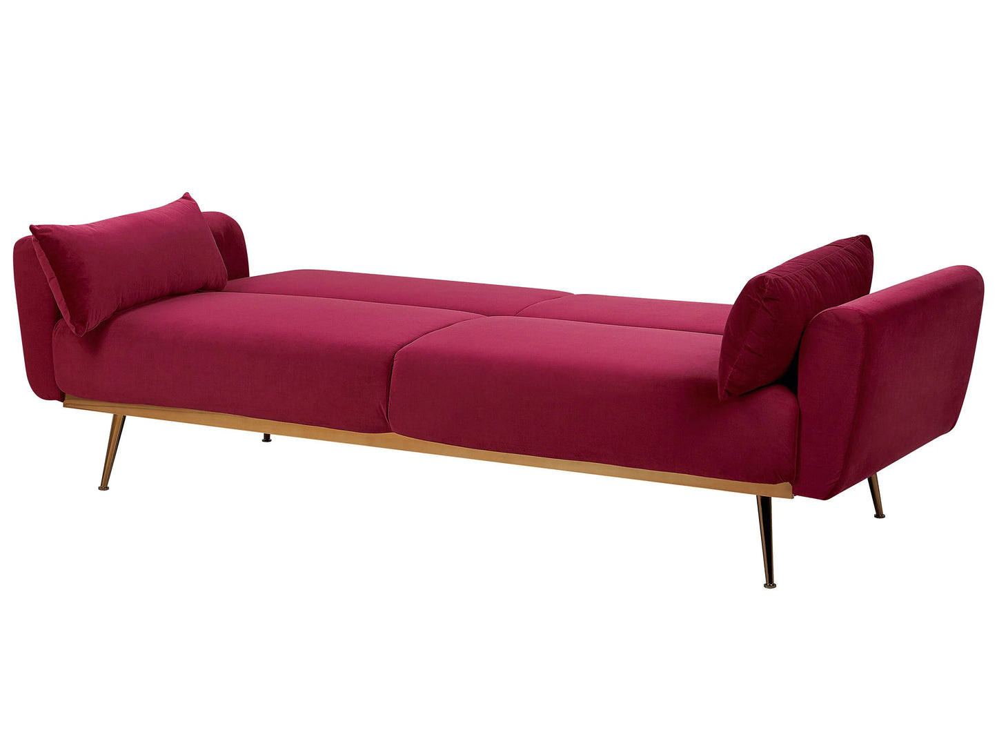  Sofa Bed 3 Seater EINA Velvet Burgundy