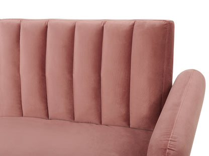  Sofa Bed 3 Seater VIMMERBY Velvet Pink