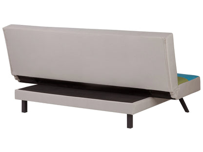  Sofa Bed 3 Seater LEEDS Fabric Multicolour