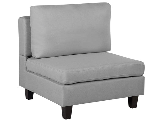  1-Seat Section FEVIK Fabric Light Grey