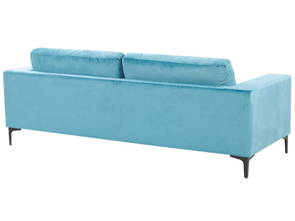  Sofa 3 Seater VADSTENA Velvet Light Blue