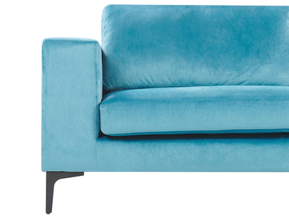  Sofa 3 Seater VADSTENA Velvet Light Blue