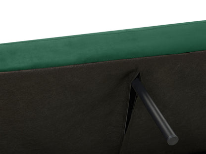  Sofa Bed 3 Seater VIMMERBY Velvet Emerald Green