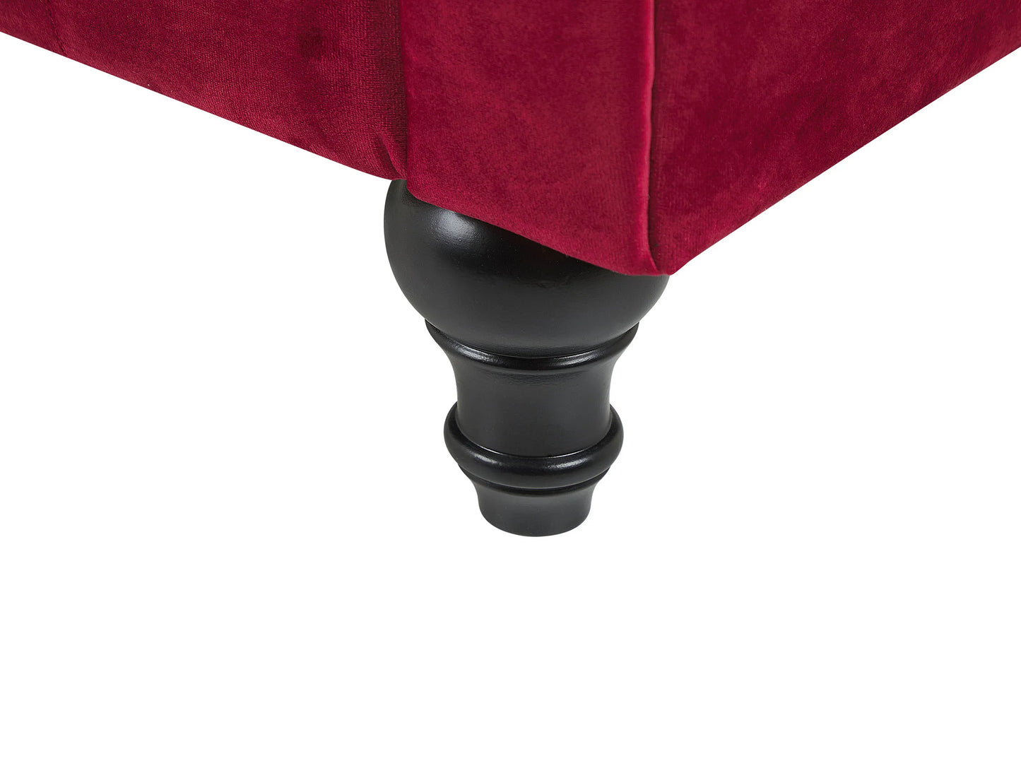  Sofa 3 Seater CHESTERFIELD Velvet Dark Red