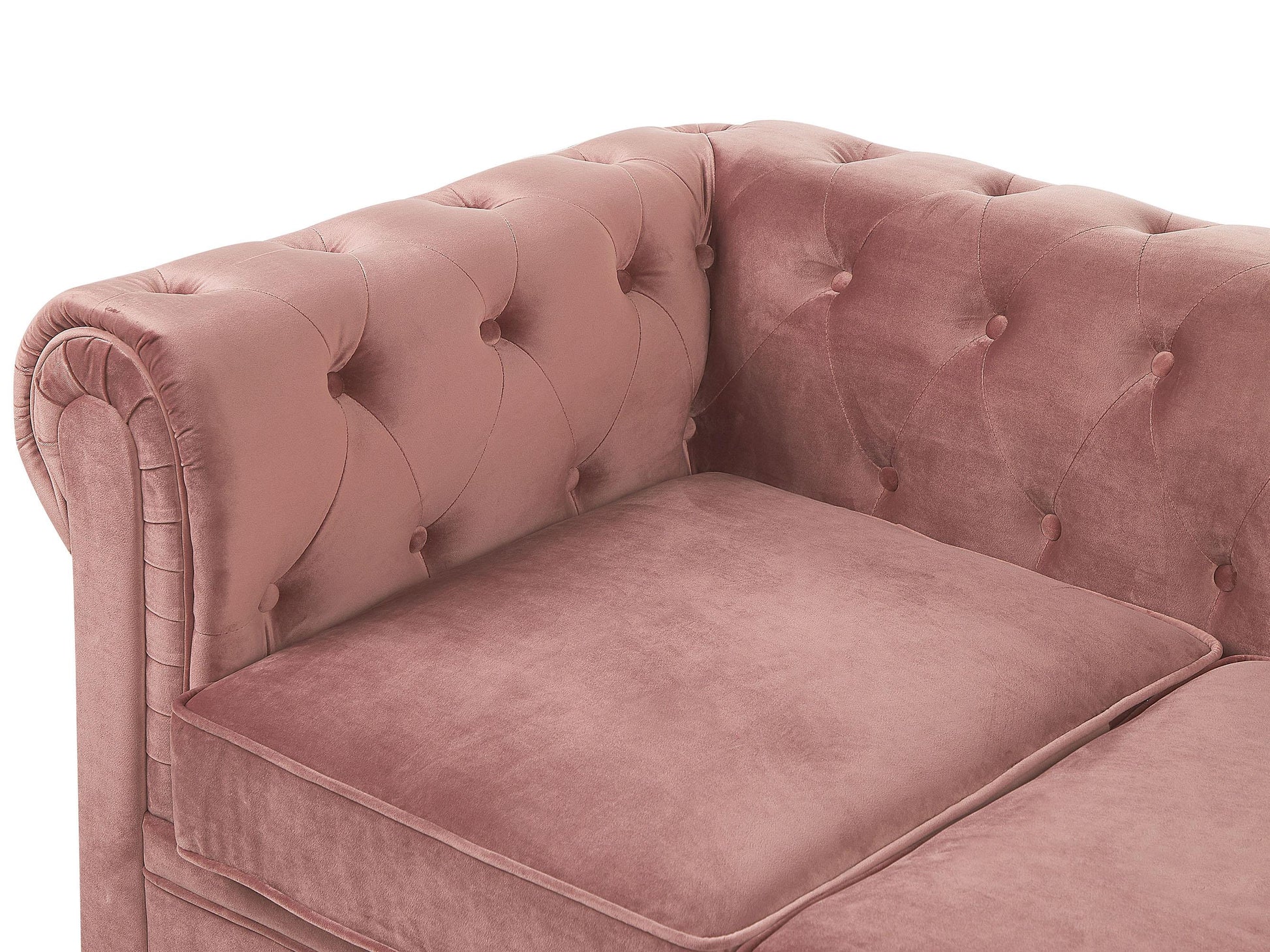  Sofa 3 Seater CHESTERFIELD Velvet Pink