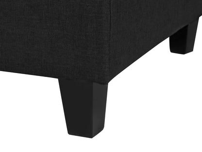  1-Seat Section FEVIK Fabric Black