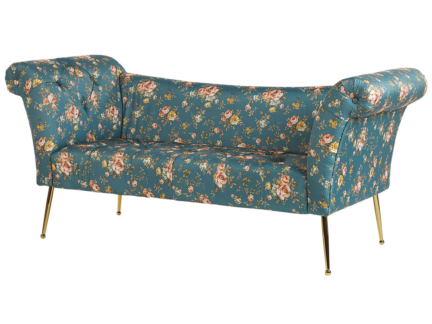  Chaise Longue NANTILLY Fabric Sea Blue