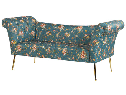  Chaise Longue NANTILLY Fabric Sea Blue