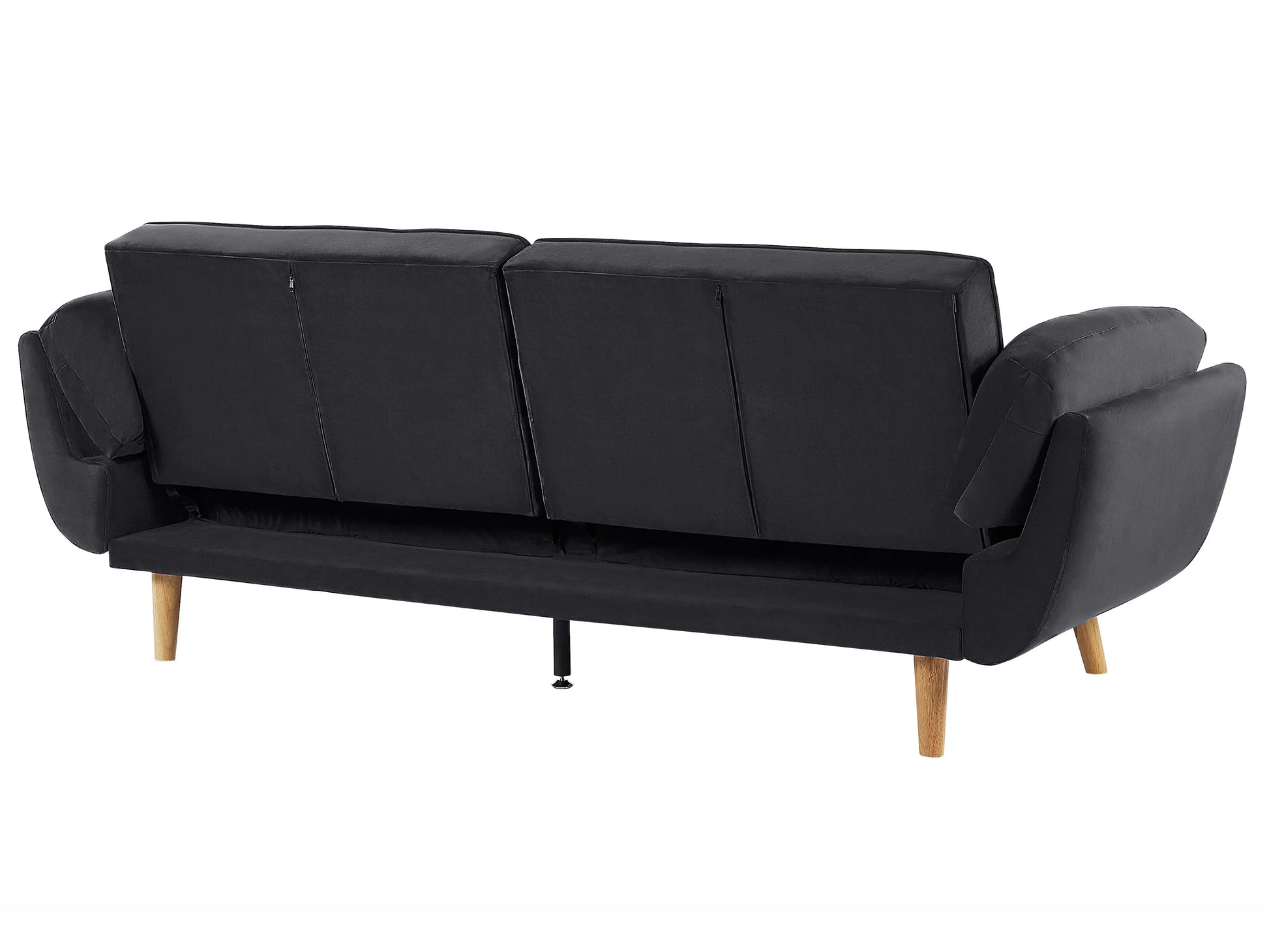  Sofa Bed 3 Seater ASBY Velvet Black