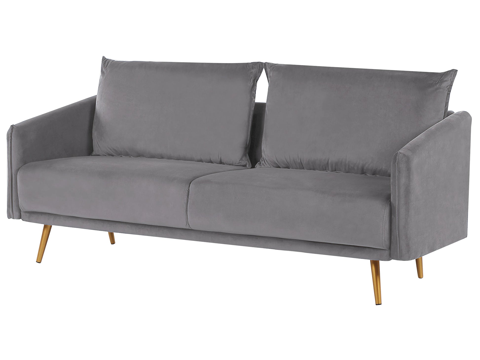  Living Room Set 5 Seater MAURA Velvet Grey
