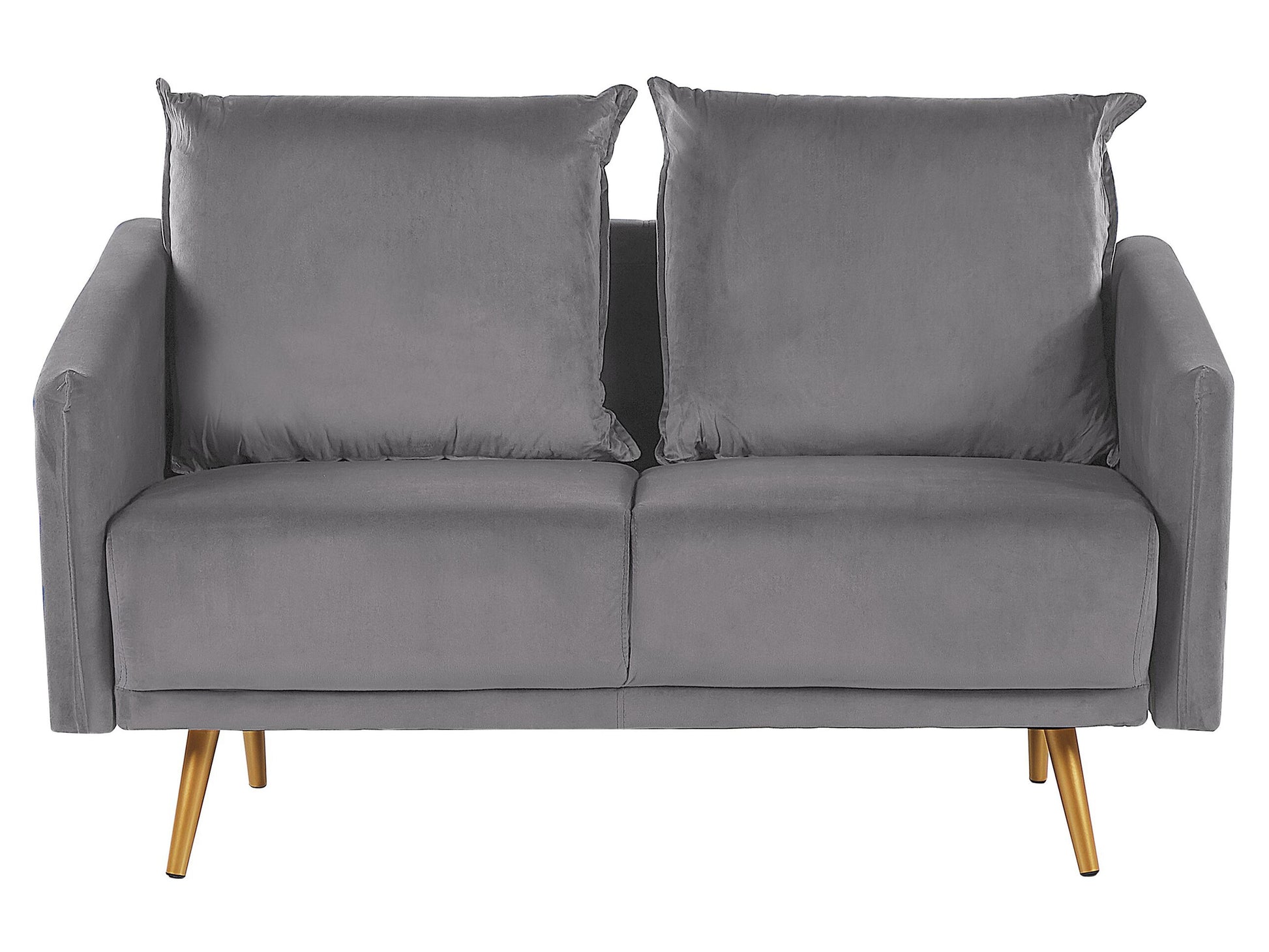  Living Room Set 5 Seater MAURA Velvet Grey