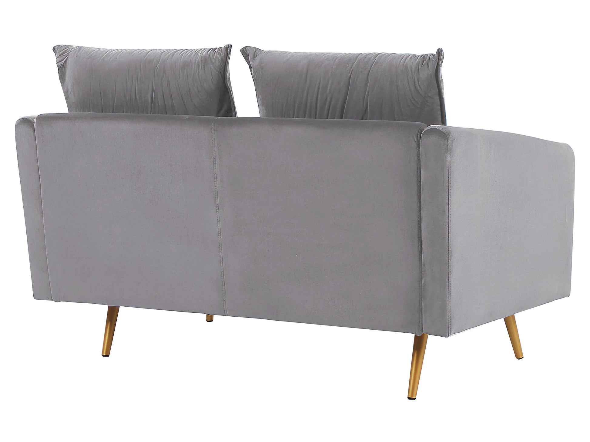  Living Room Set 5 Seater MAURA Velvet Grey