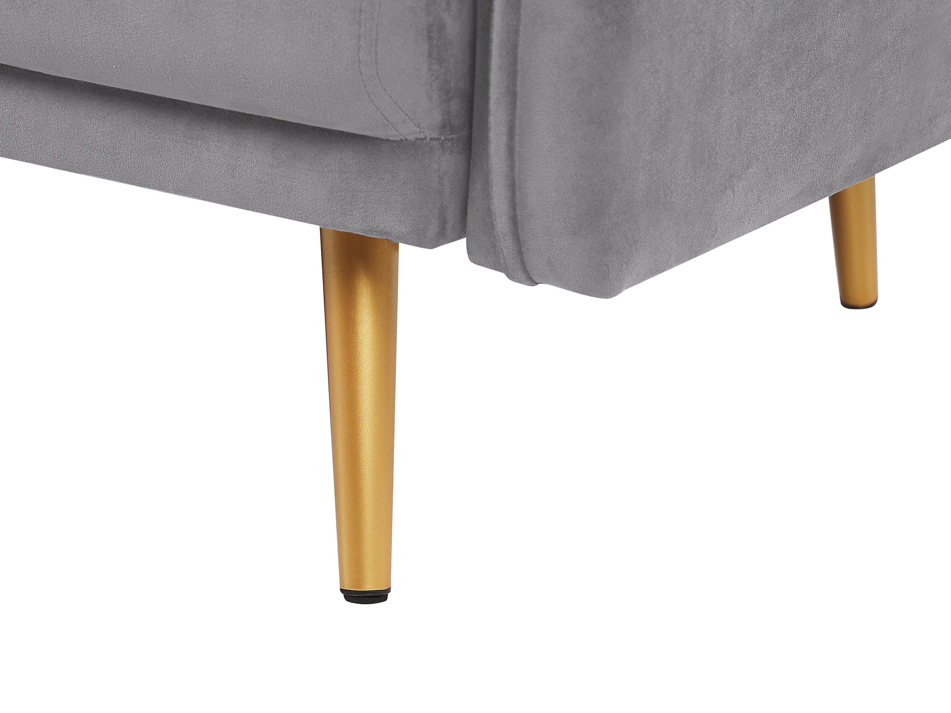  Living Room Set 5 Seater MAURA Velvet Grey