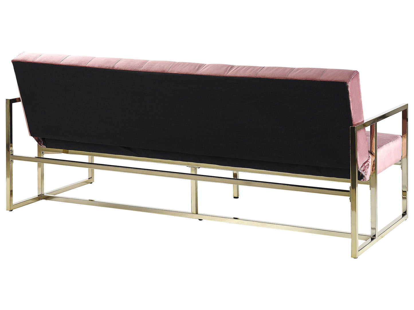  Sofa Bed 3 Seater MARSTAL Velvet Pink