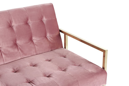  Sofa Bed 3 Seater MARSTAL Velvet Pink