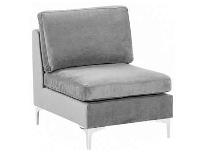  1-Seat Section EVJA Velvet Grey