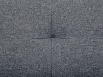  Sofa Bed 3 Seater ALSTEN Fabric Dark Grey