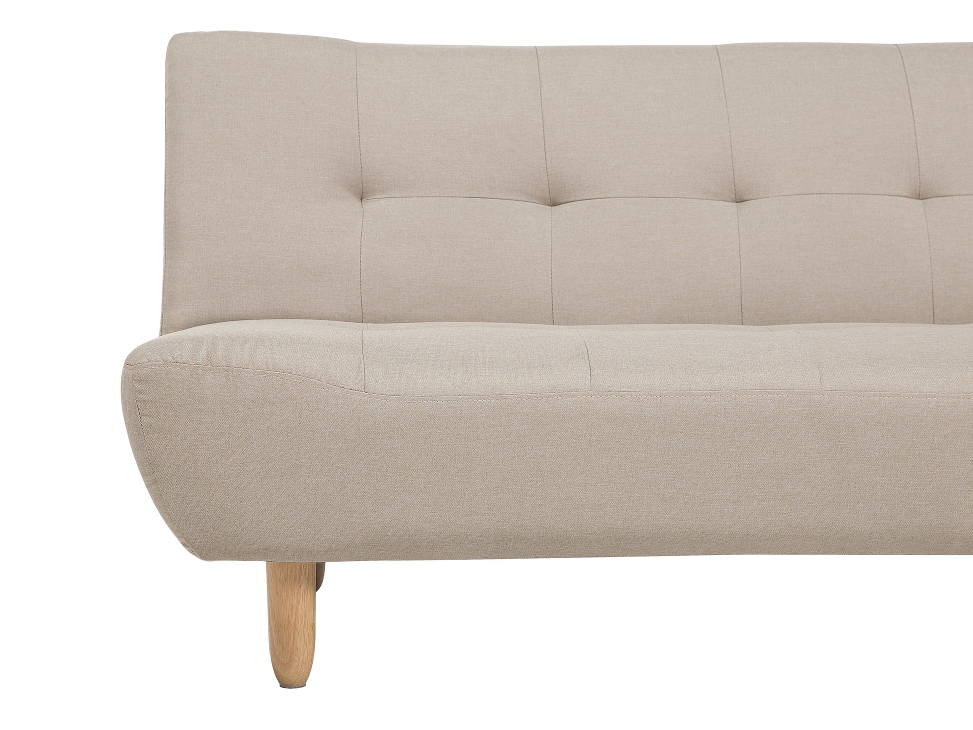  Sofa Bed 3 Seater ALSTEN Fabric Beige