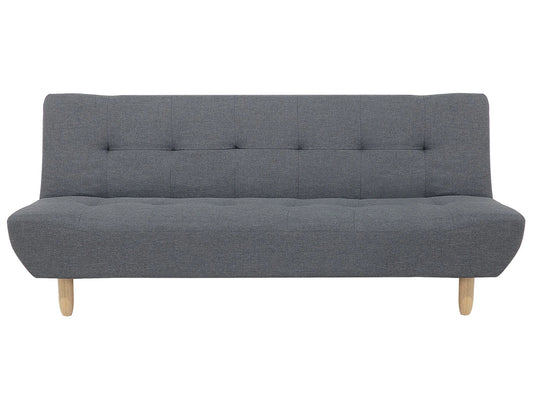  Sofa Bed 3 Seater ALSTEN Fabric Dark Grey