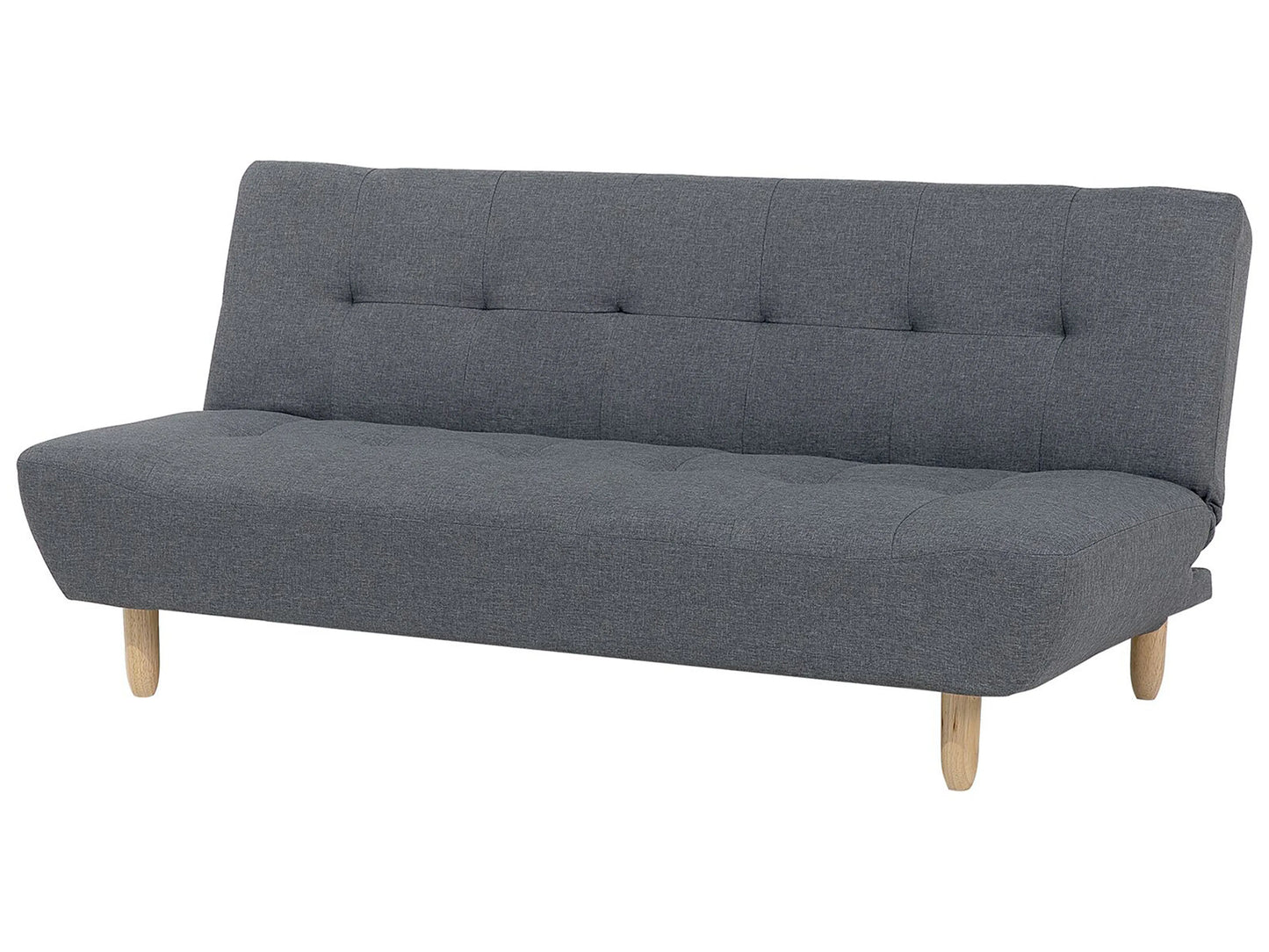  Sofa Bed 3 Seater ALSTEN Fabric Dark Grey