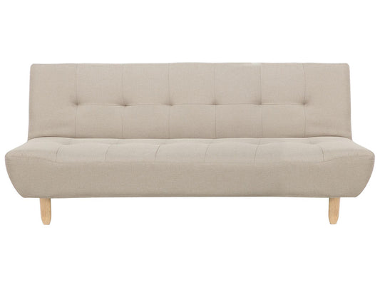  Sofa Bed 3 Seater ALSTEN Fabric Beige