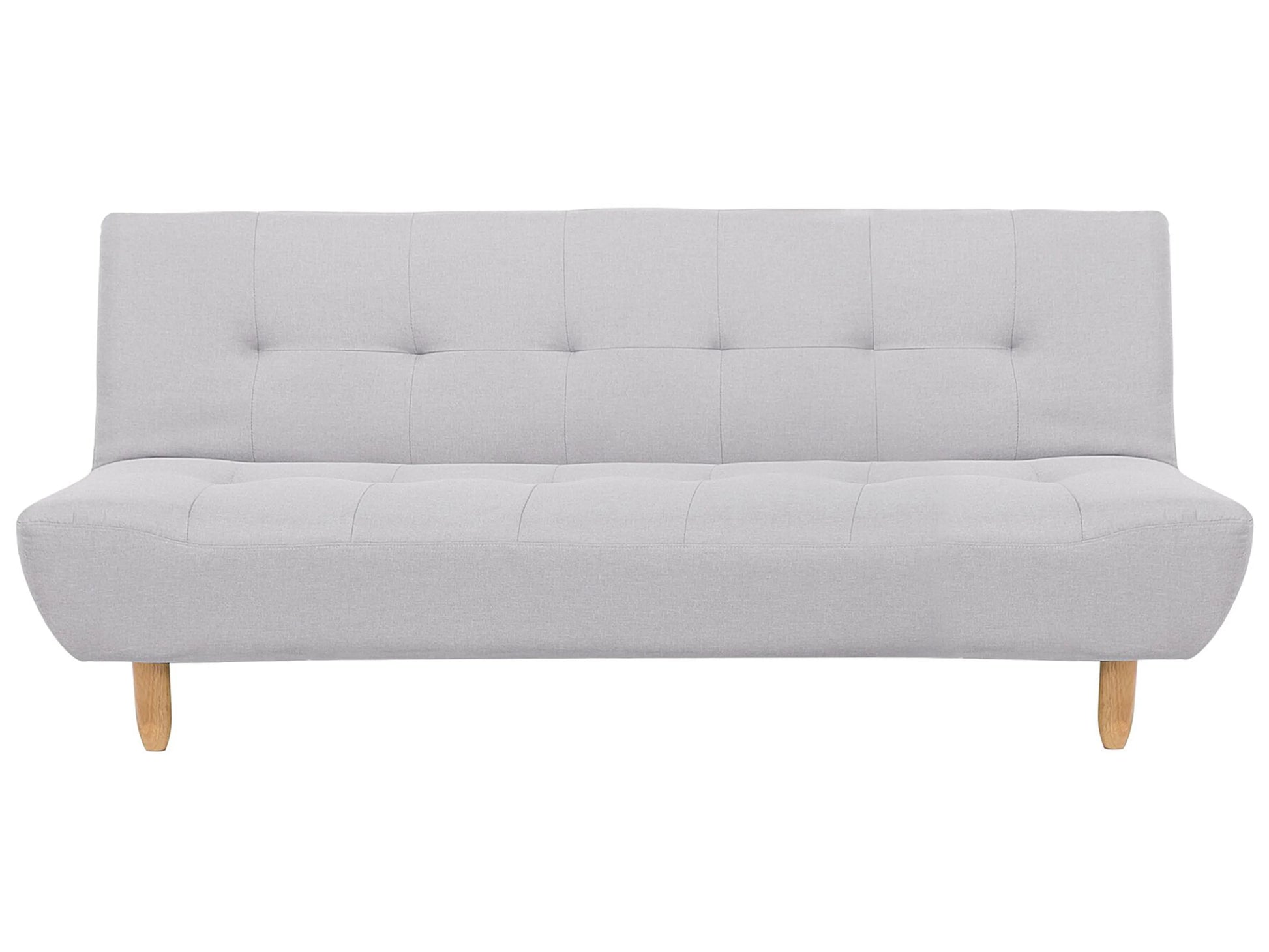  Sofa Bed 3 Seater ALSTEN Fabric Light Grey