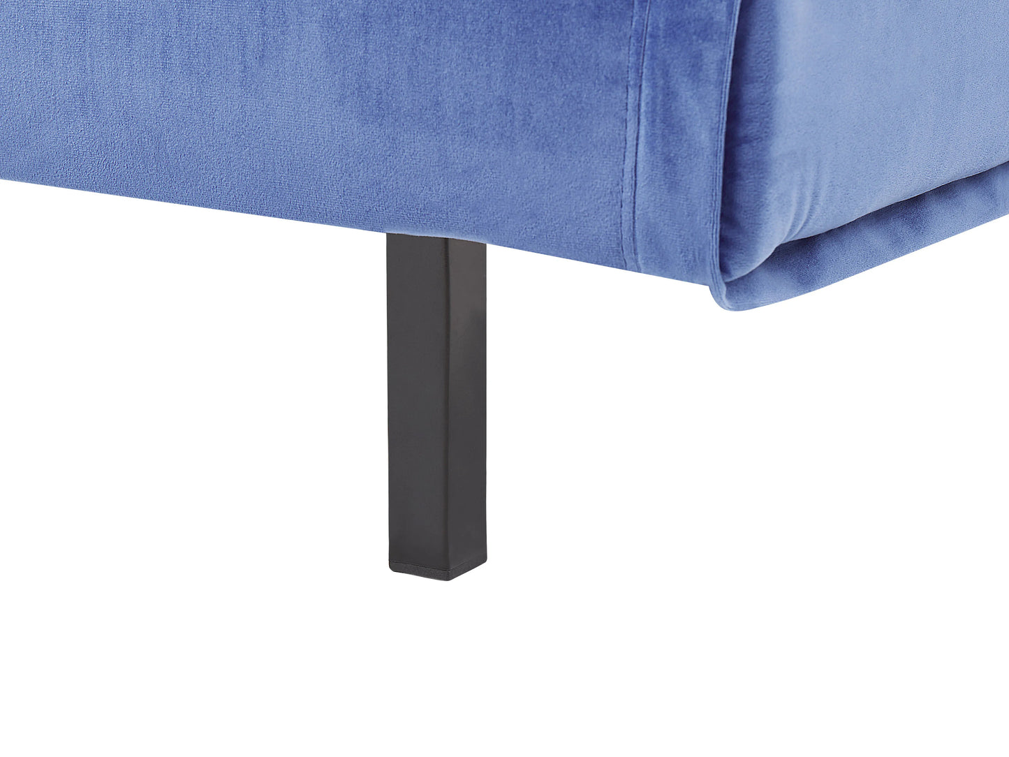  Sofa Bed 2 Seater VESTFOLD Velvet Navy Blue