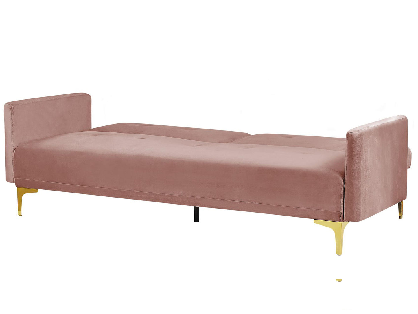  Sofa Bed 3 Seater LUCAN Velvet Pink