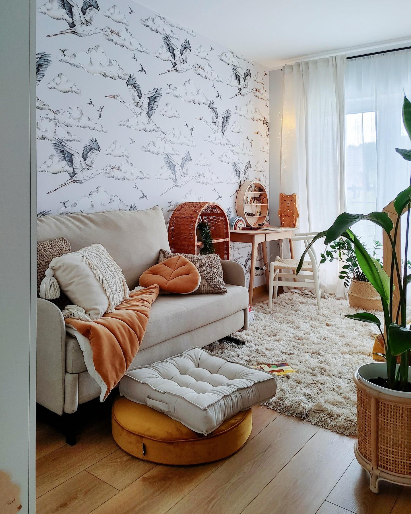  Sofa Bed 2 Seater BELFAST Fabric Beige