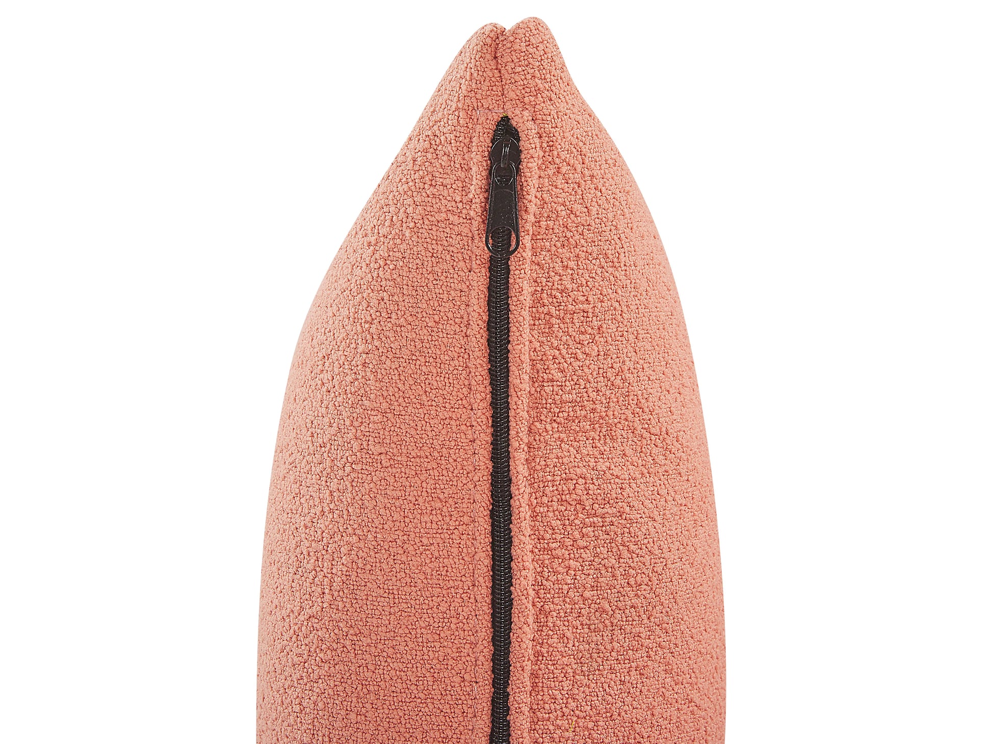  Right-Hand Chaise Lounge CHEVANNES Boucle Peach Pink