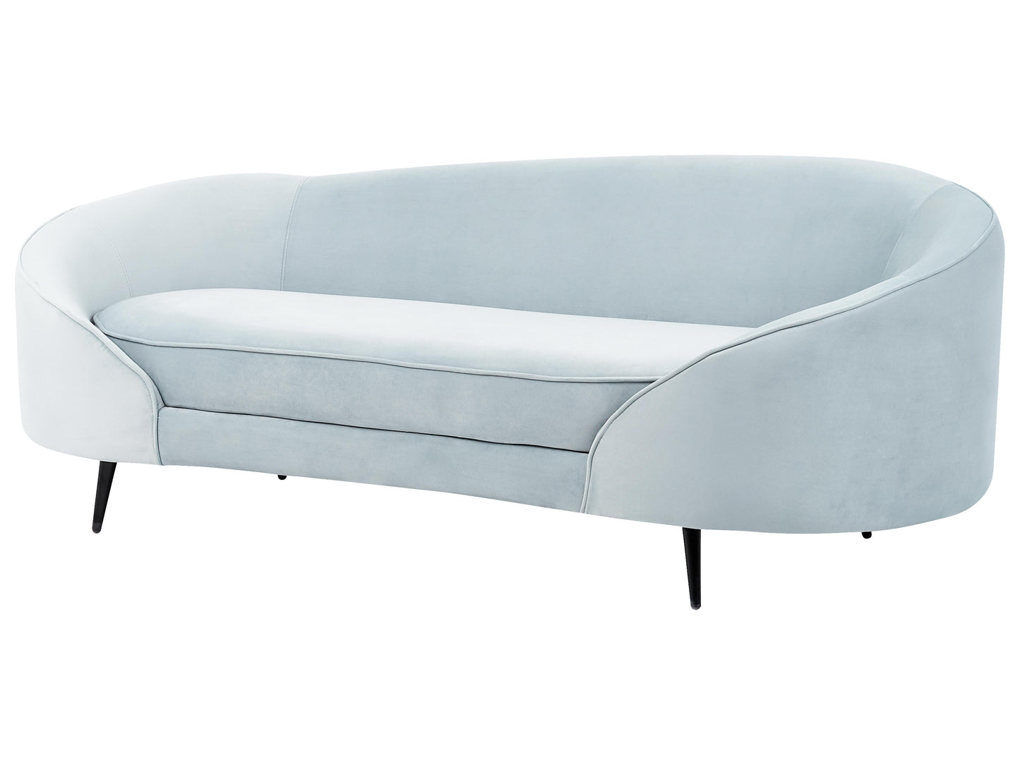  Sofa 3 Seater SAVAR Velvet Light Blue
